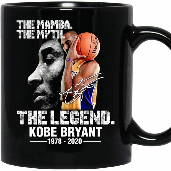 The Mamba The Myth The Legend Kobe Bryant Signed 1978-2020 Coffee Mug 11oz - Picture 1 of 1